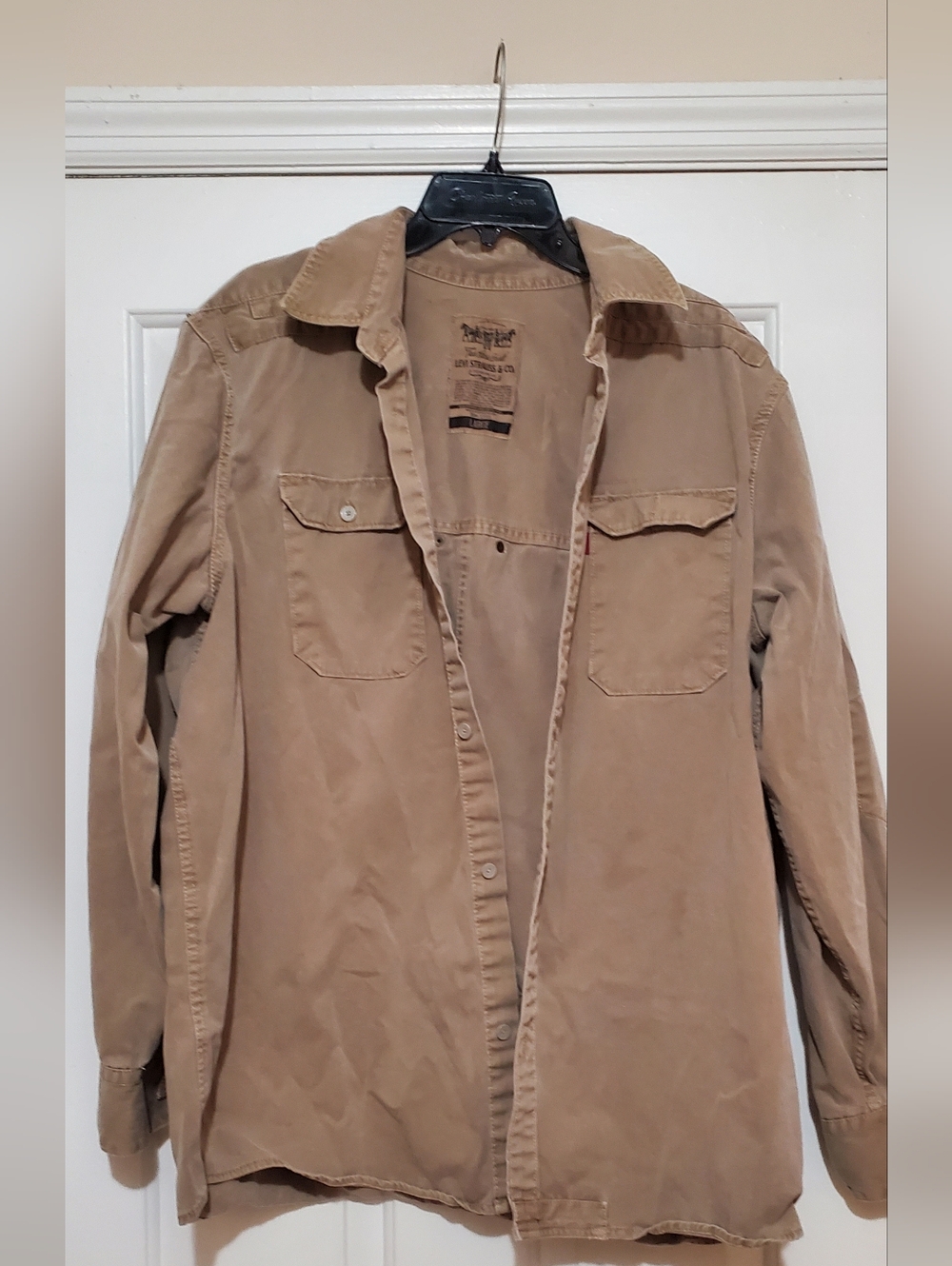 💥  (3)  LEVIS'S WORKWEAR SHIRT JACKET - Tan